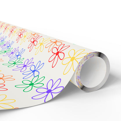 Colorful Floral Wrapping Paper