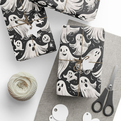 Ghostly Abstract Wrapping Paper