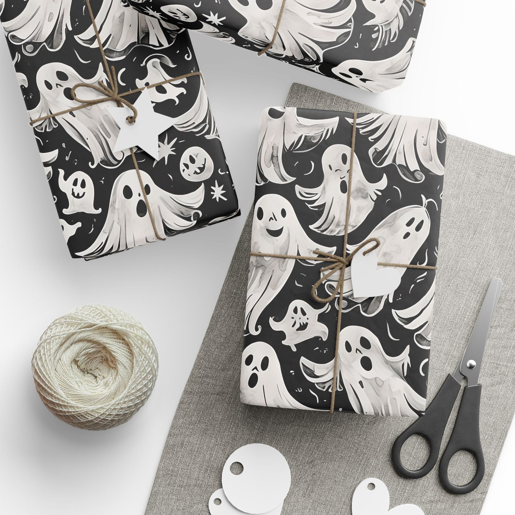 Ghostly Abstract Wrapping Paper