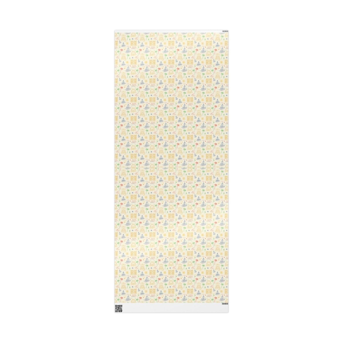 Sunwashed Shores – Mediterranean Sketch Wrapping Paper