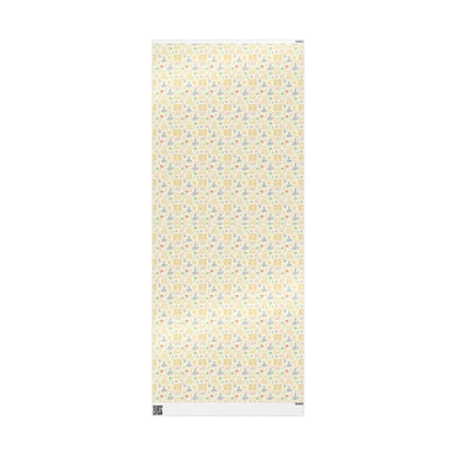 Sunwashed Shores – Mediterranean Sketch Wrapping Paper