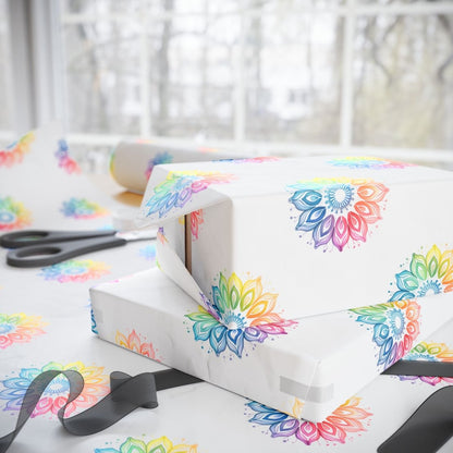 Vibrant Rainbow Gift Wrap