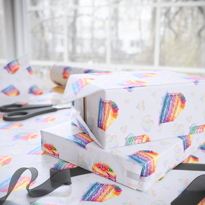 Colorful Cake Wrapping Paper