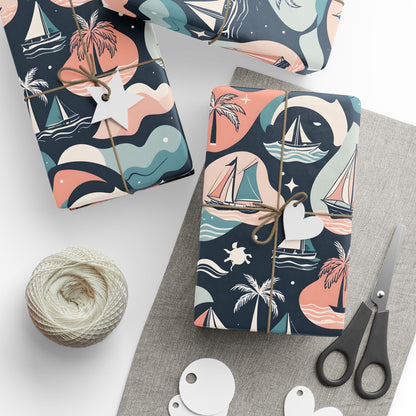 Pastel Beachy Wrapping Papers