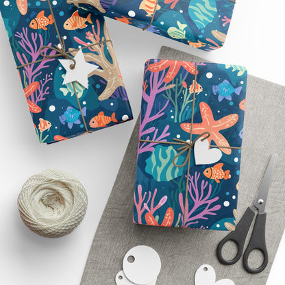 Blue and Coral Under Sea Theme