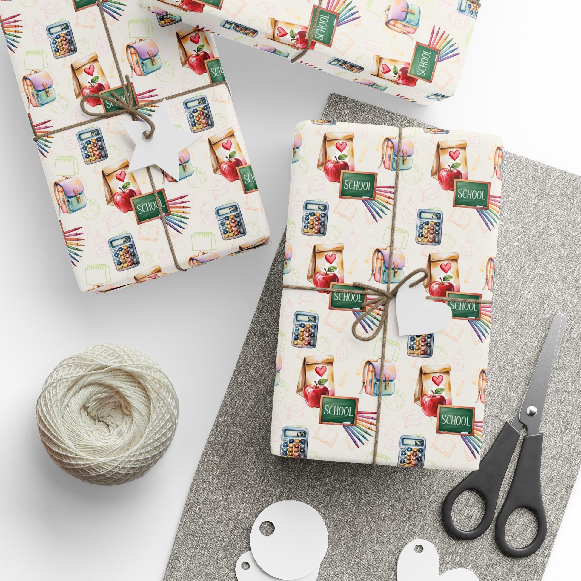 Class Act – Back - to - School Whimsy Wrapping Paper