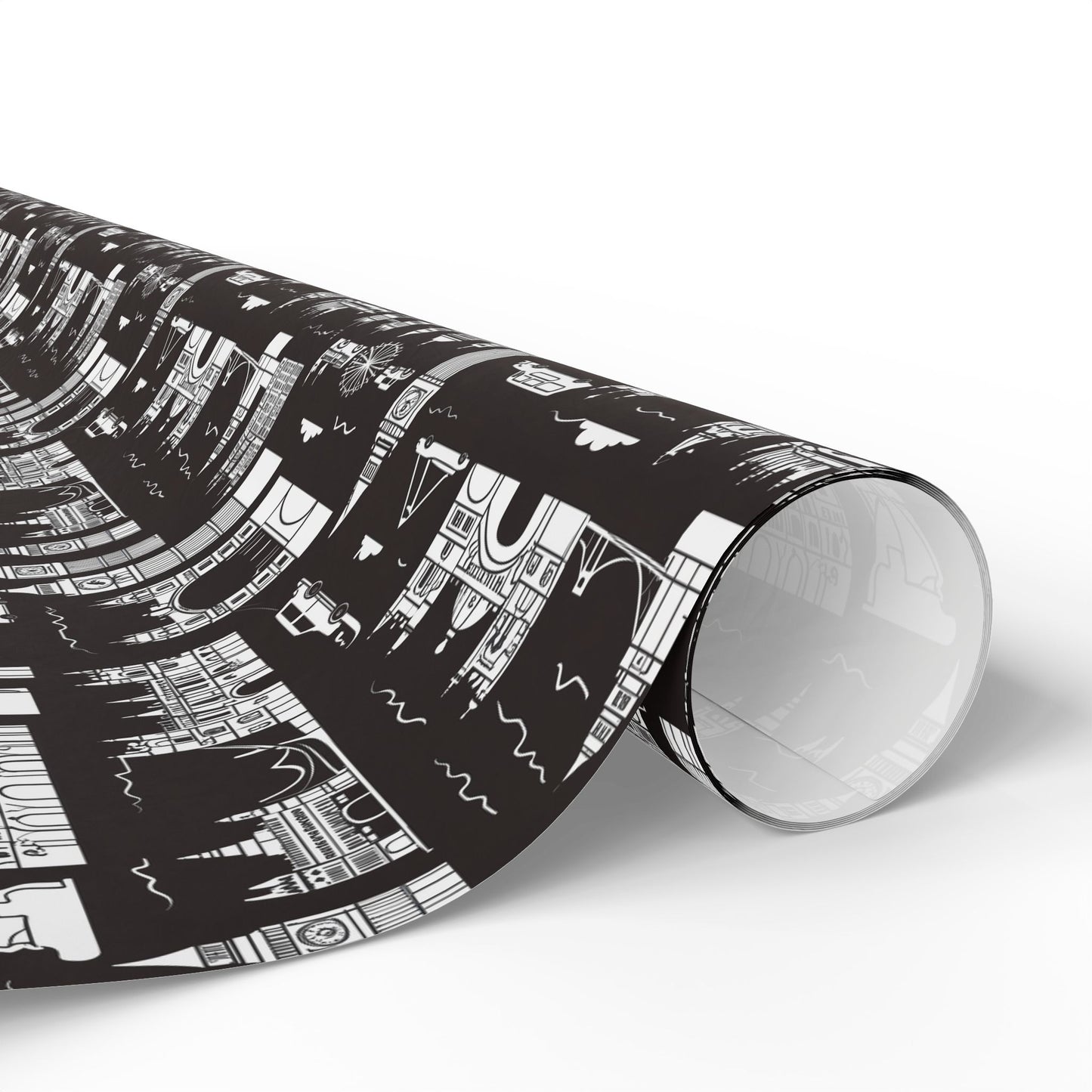 Wrapping Papers - Stylish Abstract Cityscape Design