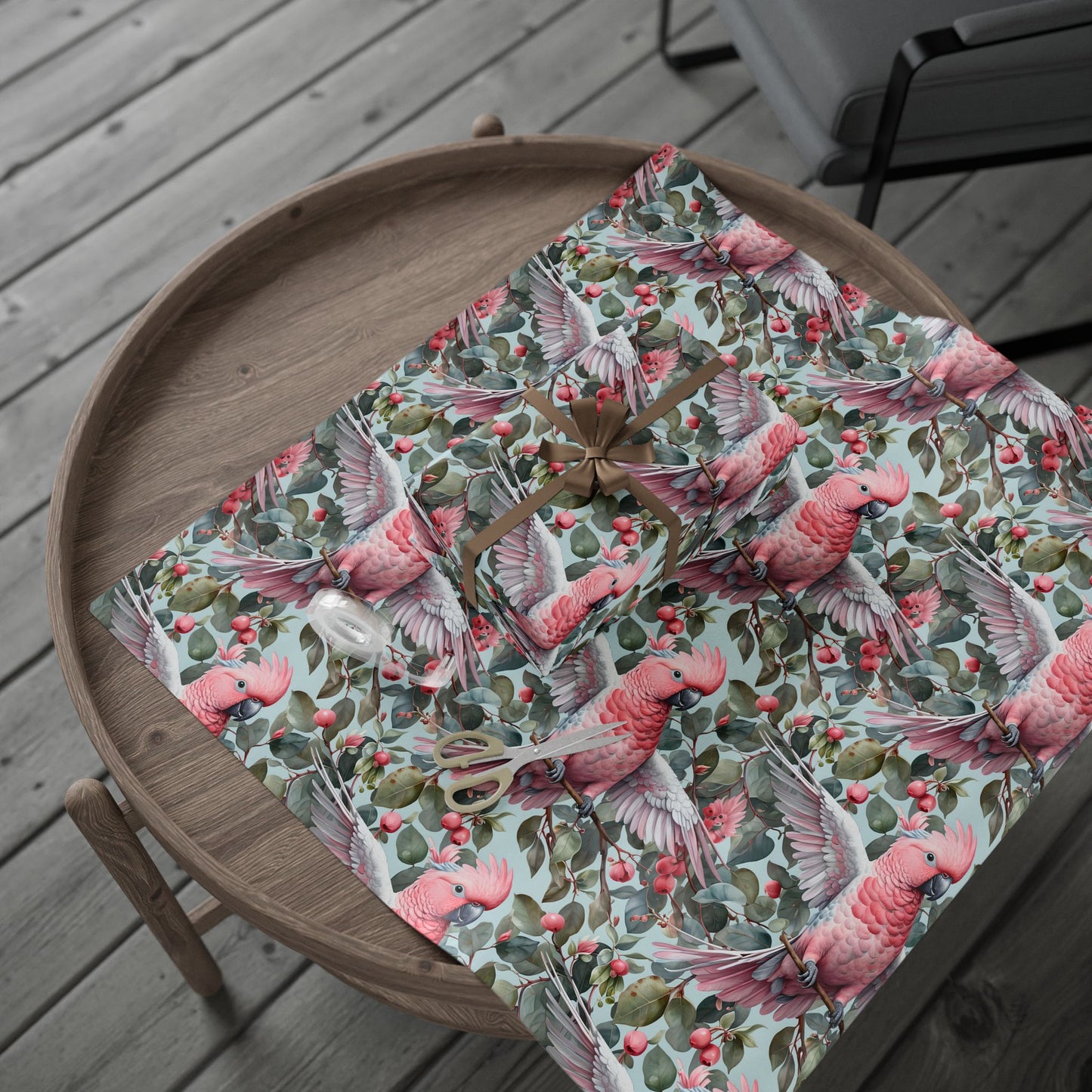 Wrapping Paper: Australian Galah Print - Perfect for Nature Lovers
