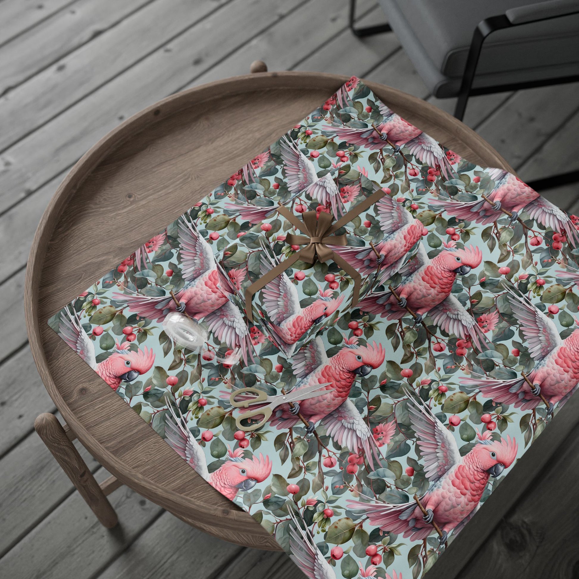 Wrapping Paper: Australian Galah Print - Perfect for Nature Lovers