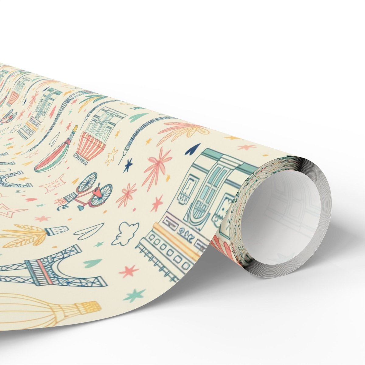 Paris, Pastels & Daydreams – Whimsical Paris Wrapping Paper