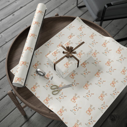 Merry Whiskers & Woofmas – Pastel Pets Holiday Wrapping Paper