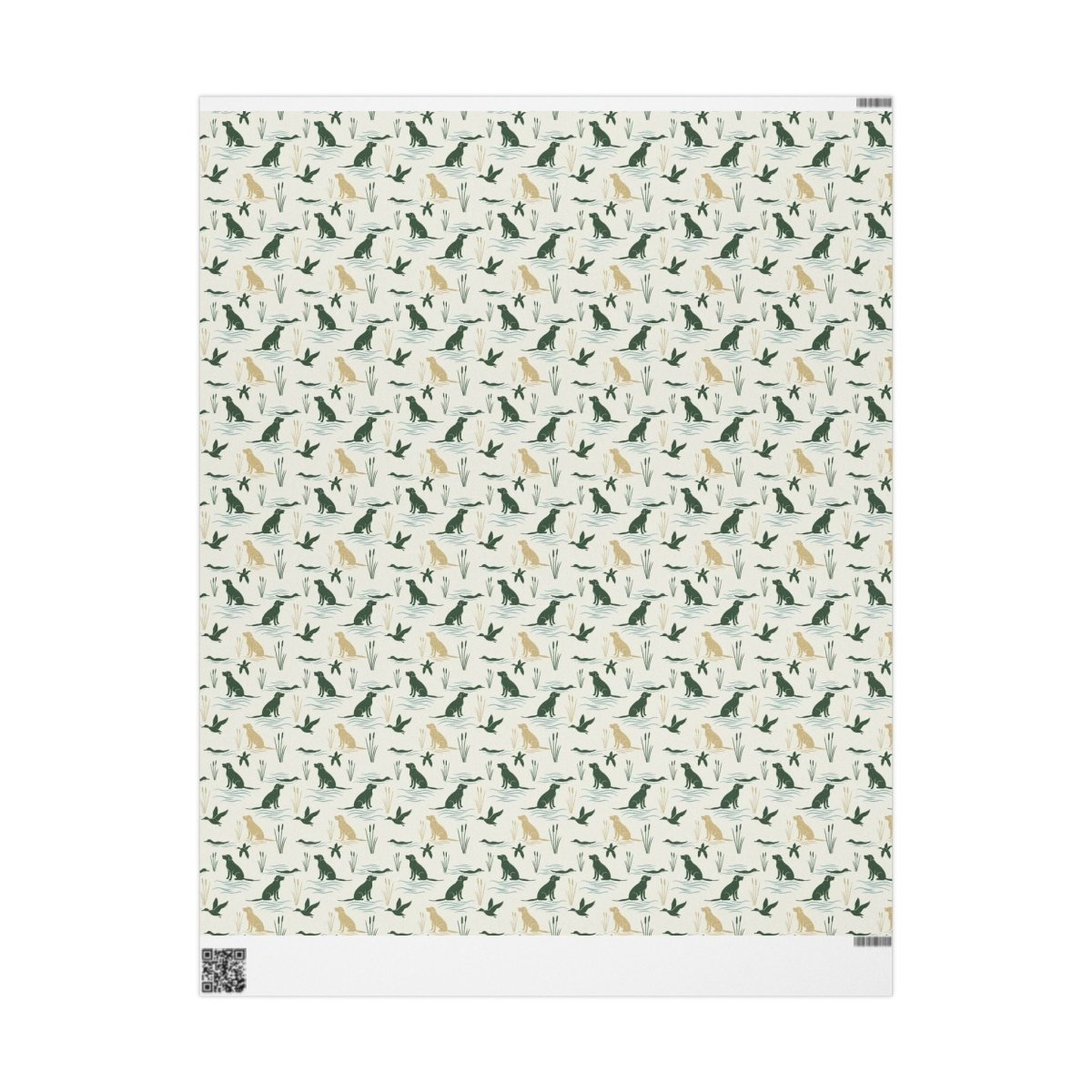 Marshland Mornings – Hunting Lab Wrapping Paper
