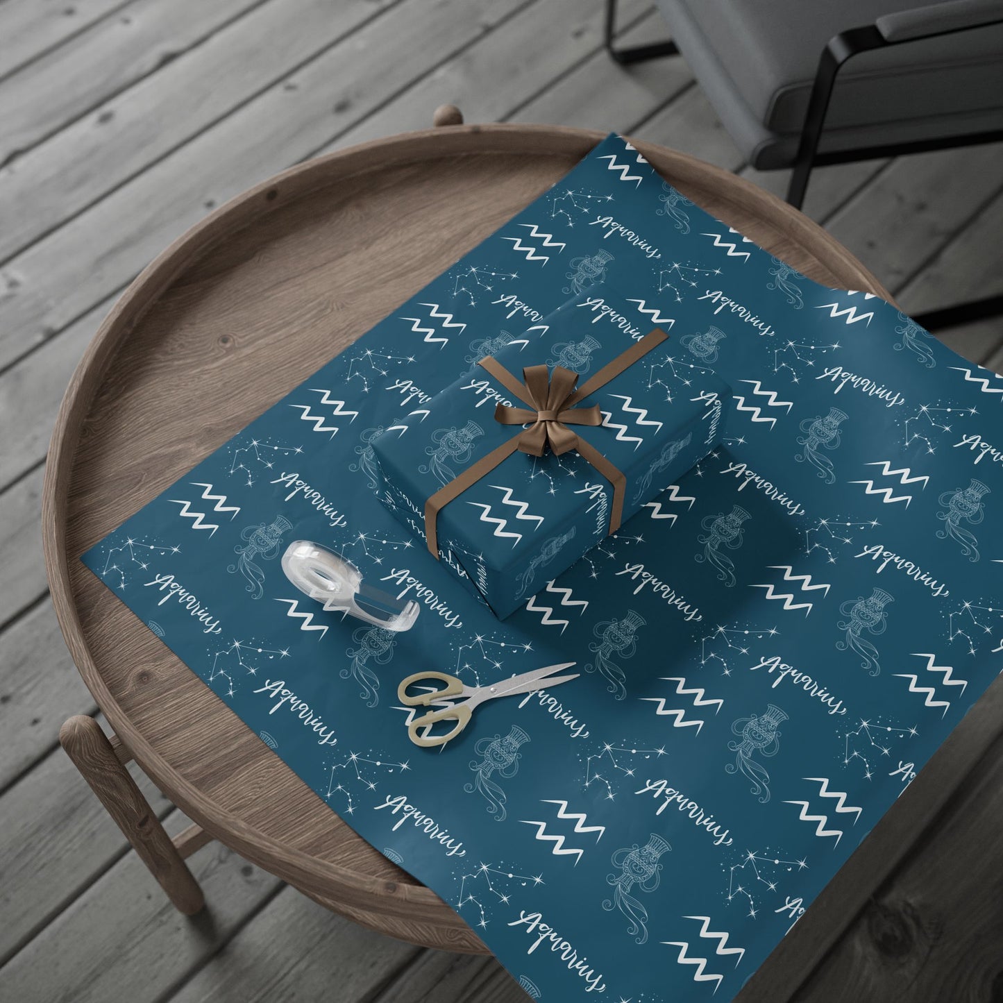Pour Some Star On Me – Aquarius Zodiac Wrapping Paper