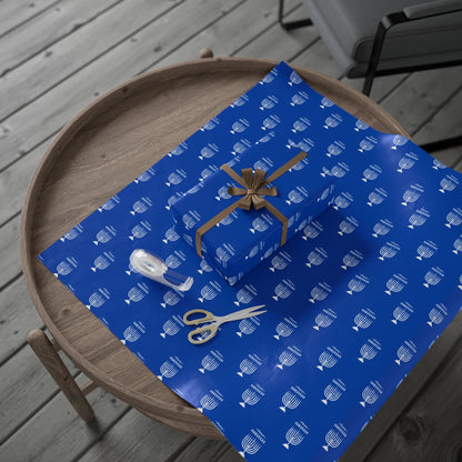 Elegant Hanukkah Wrapping Paper Set