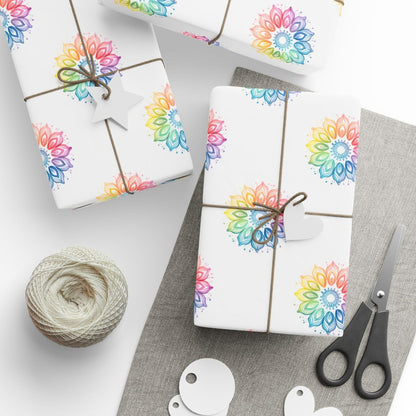 Vibrant Rainbow Gift Wrap
