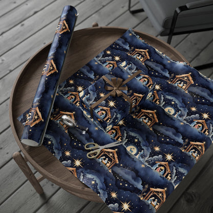 O Holy Night – Nativity Scene Wrapping Paper