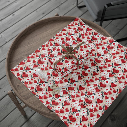 Queen of Hearts Playing Cards with Roses Being Painted Red