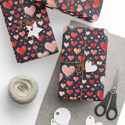 Heart Pattern Wrapping Paper