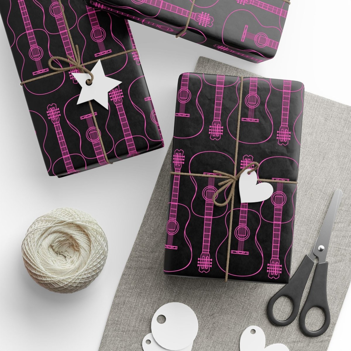 Guitar-themed Gift Wrapping Paper