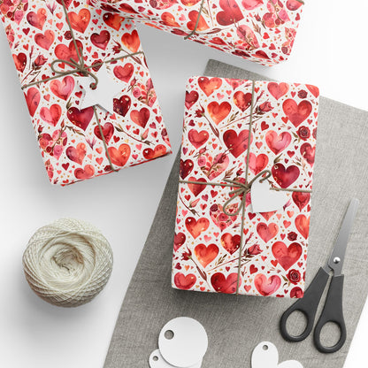 Romantic Heart Wrapping Paper