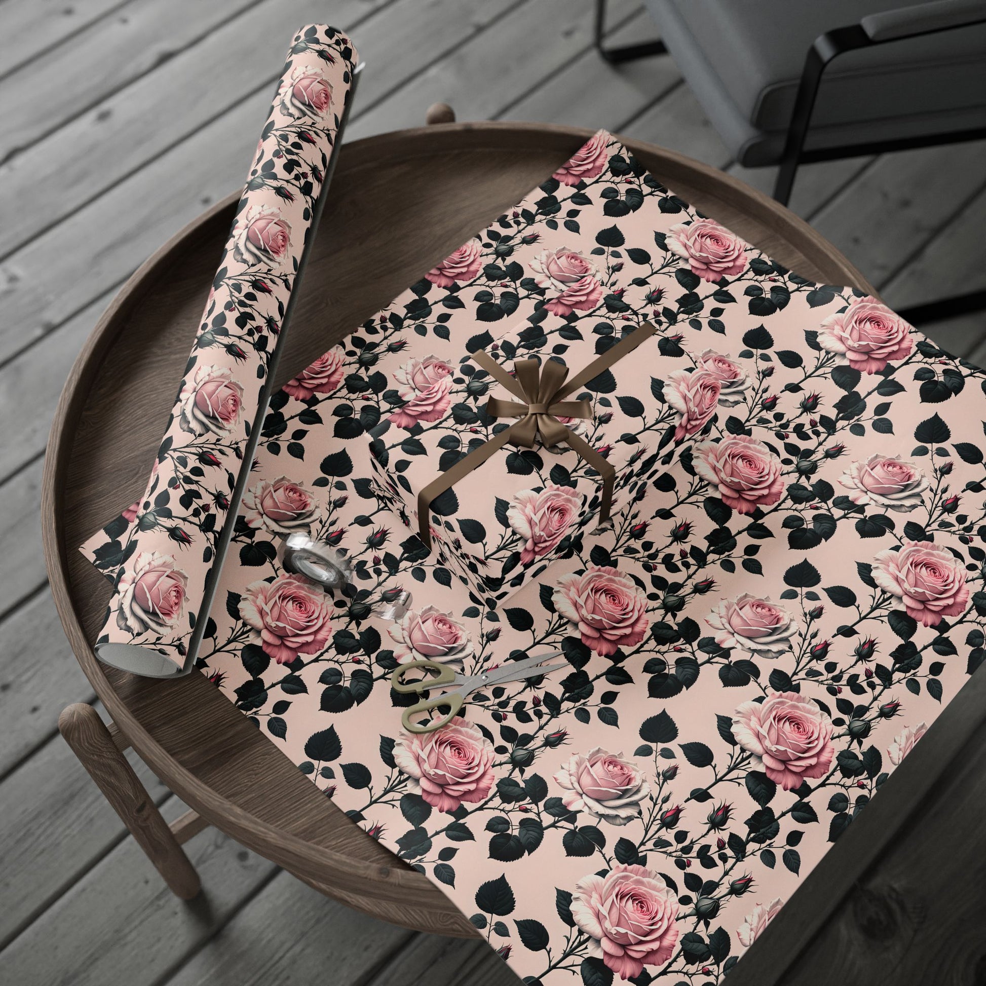 Rose Wrapping Papers Floral Gift Wrap for Birthday