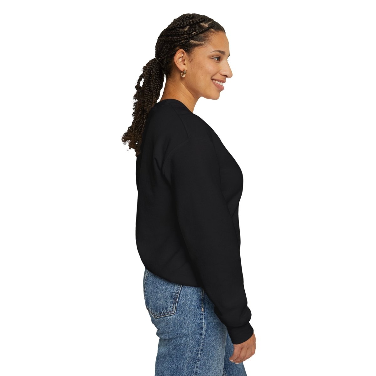 Crewneck Sweatshirt “maybe almost always means no” Minimalist Positive Quote