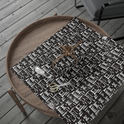 Wrapping Papers - Stylish Abstract Cityscape Design
