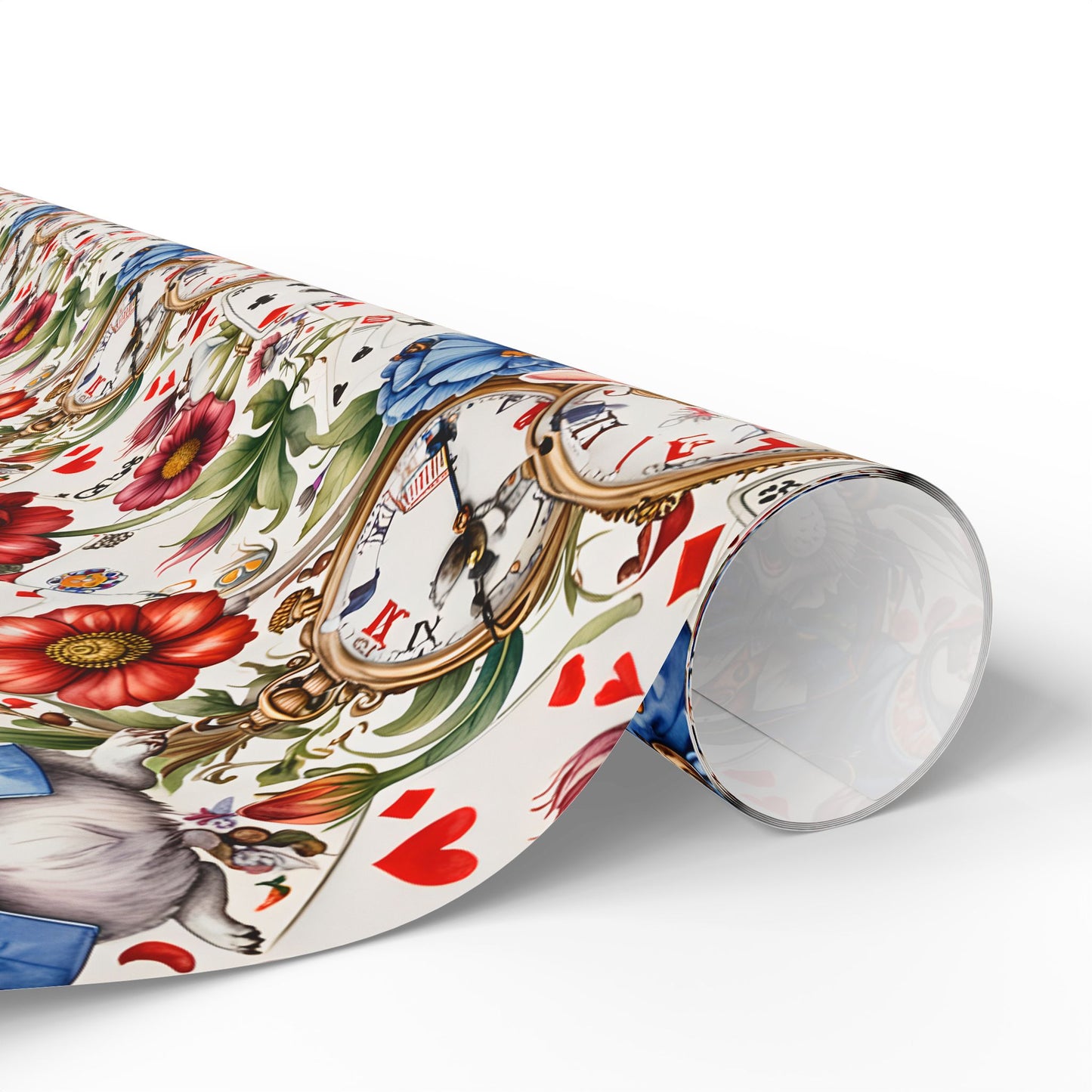 Unique Wonderland Gift Wrap - Winter White for a Tea Party