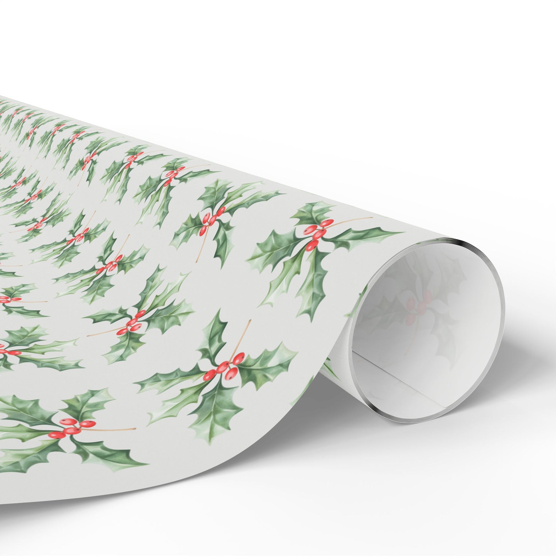 Holly Jolly Snaps – Classic Christmas Berry Wrapping Paper