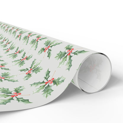 Holly Jolly Snaps – Classic Christmas Berry Wrapping Paper