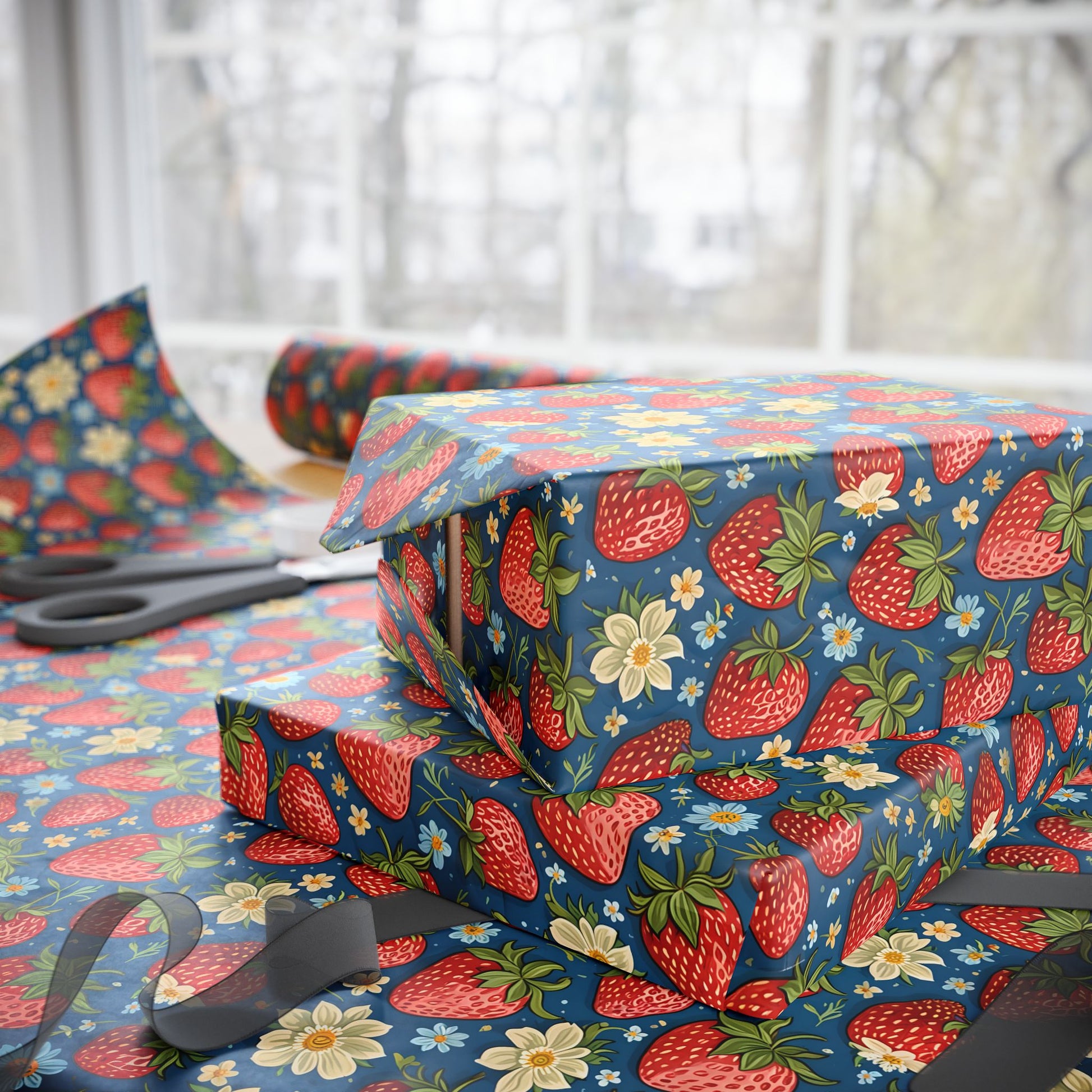 Strawberry Wrapping Paper