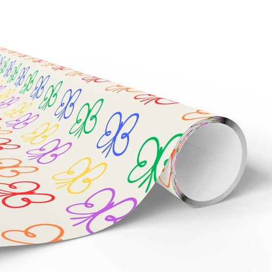 Colorful Butterfly Wrapping Paper