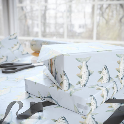 Whimsical Fish Wrapping Paper
