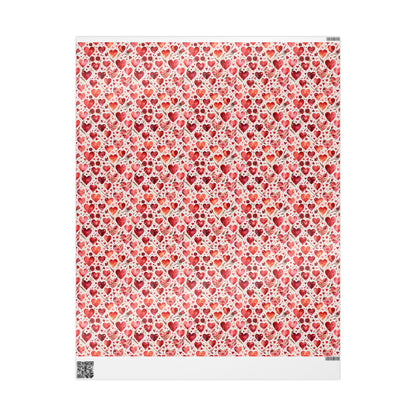 Romantic Heart Wrapping Paper