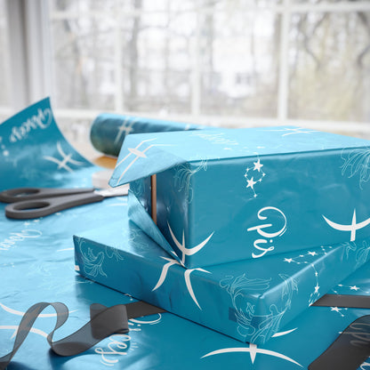 Go With the Glow – Pisces Zodiac Wrapping Paper