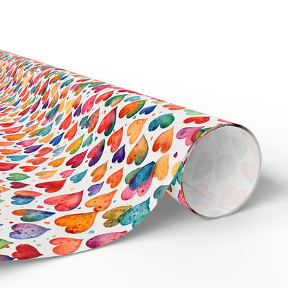 Colorful Valentine's Day Gift Wrap for Your Sweetheart
