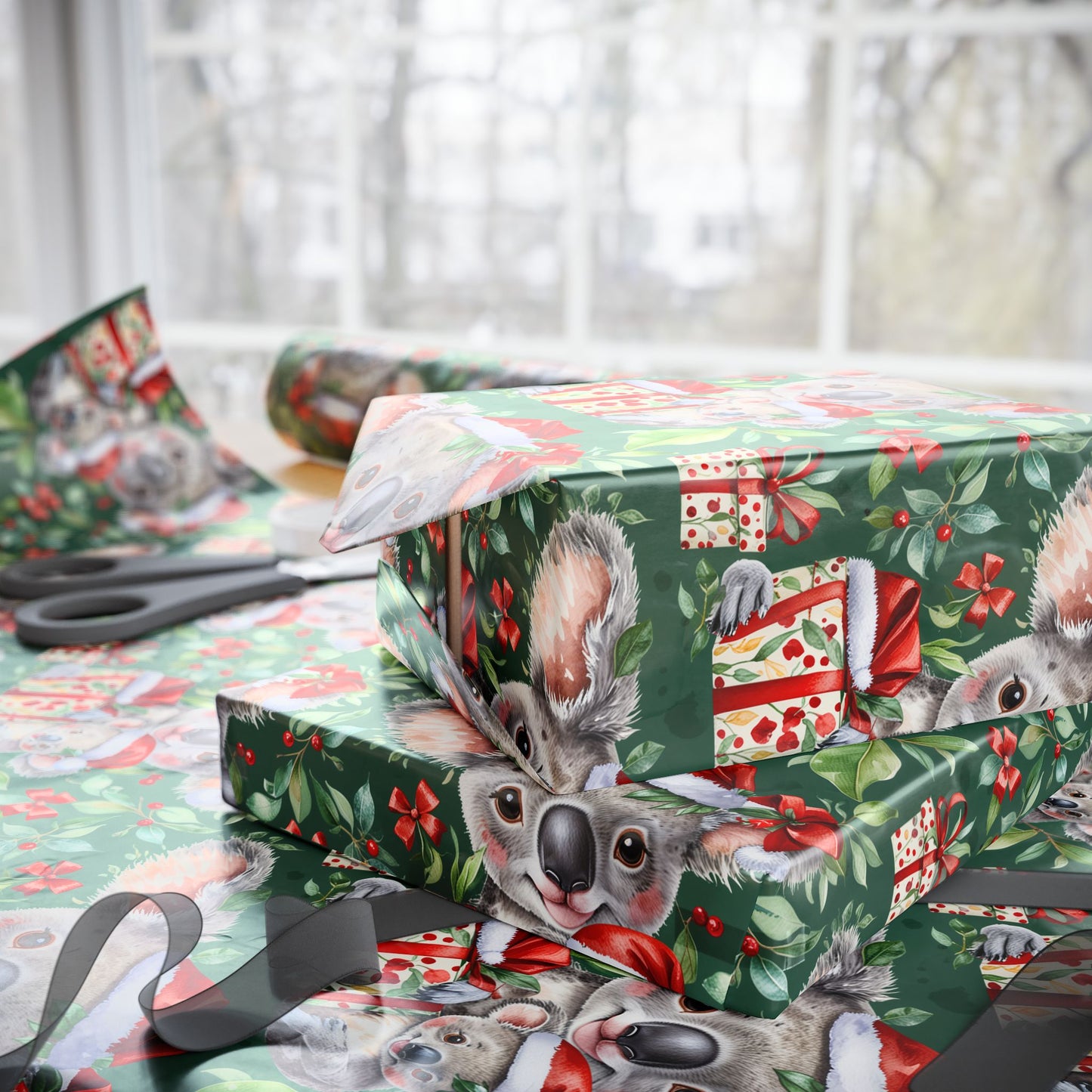 Koala - la - la - la! – Aussie Christmas Koala Wrapping Paper