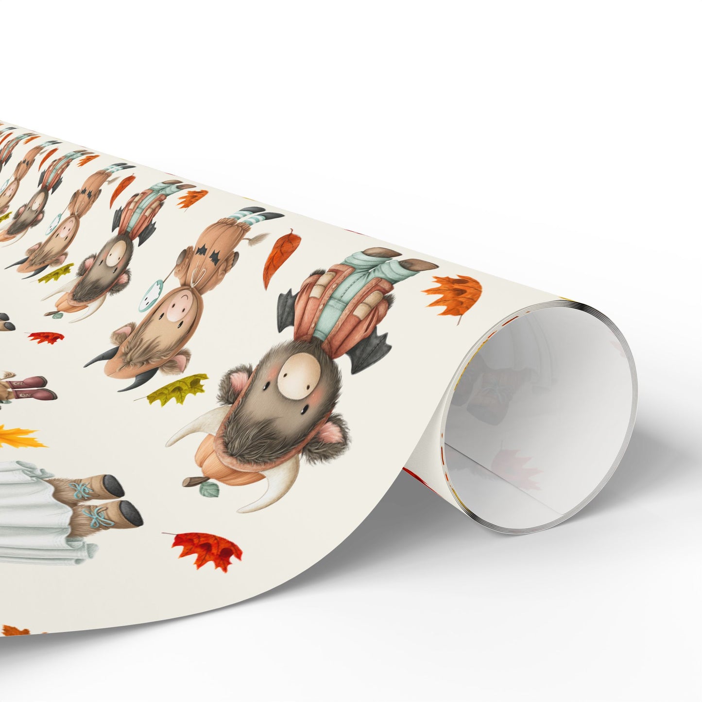 Moo & Boo Crew – Halloween Highland Cow Wrapping Paper
