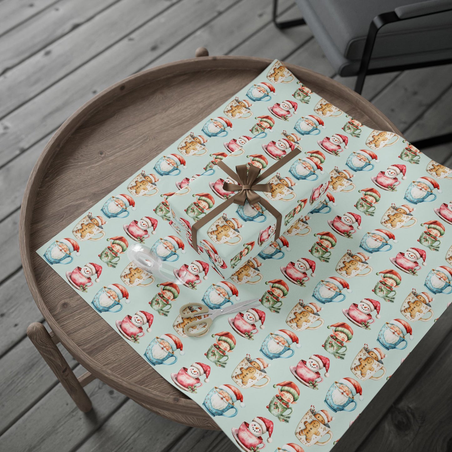 Cup of Cheer – Cozy Christmas Cocoa Wrapping Paper