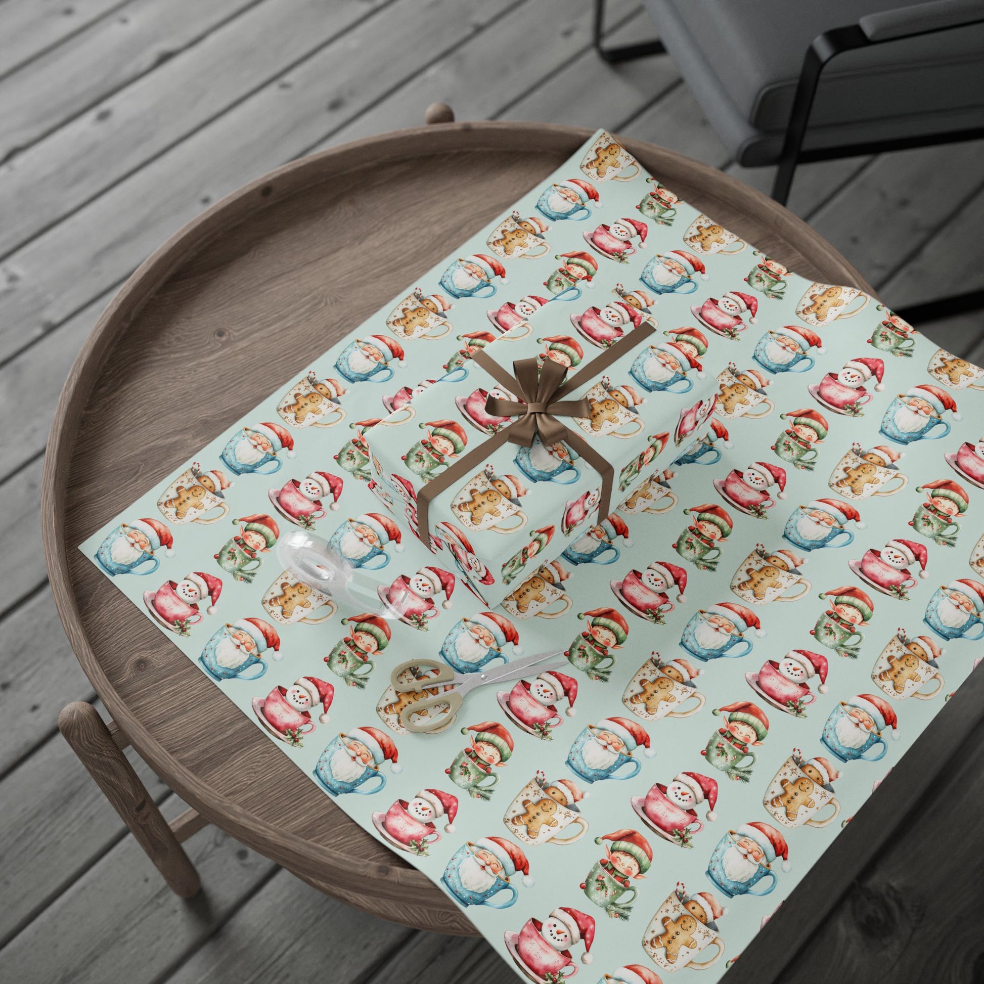 Cup of Cheer – Cozy Christmas Cocoa Wrapping Paper