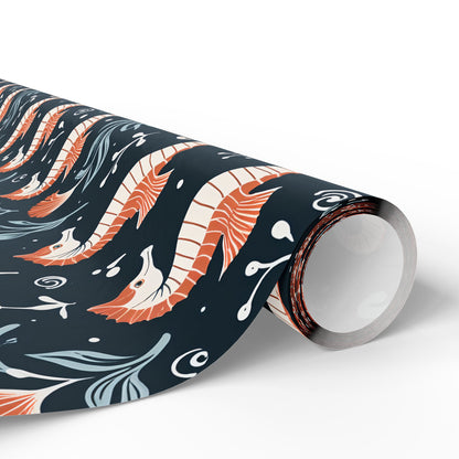 Underwater Vintage Seahorses Design