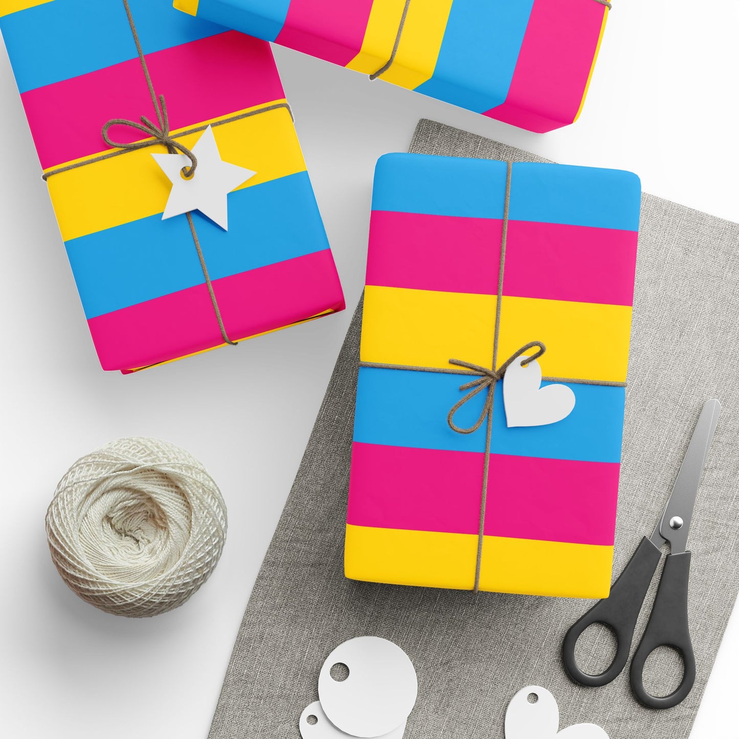 Pansexual Flag Design, LGBTQ+ Gift Wrap