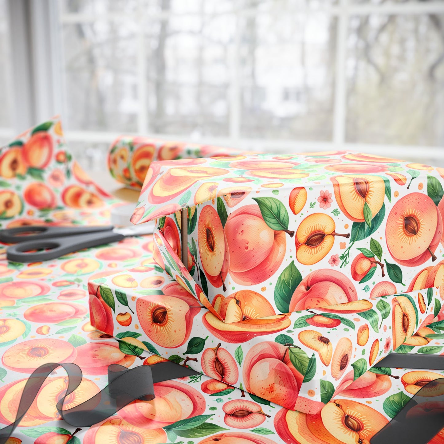 Just Peachy – Fruit - Filled Wrapping Paper