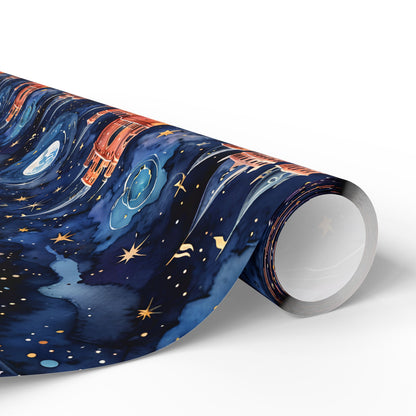 Fairytale Castle & Moon Gift Wrap
