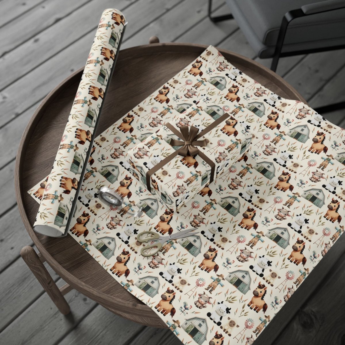Farmhouse Charm – Rustic Animal Wrap