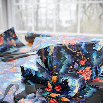 Floral Fantasy Wrapping Paper - Elegant Gift Wrap