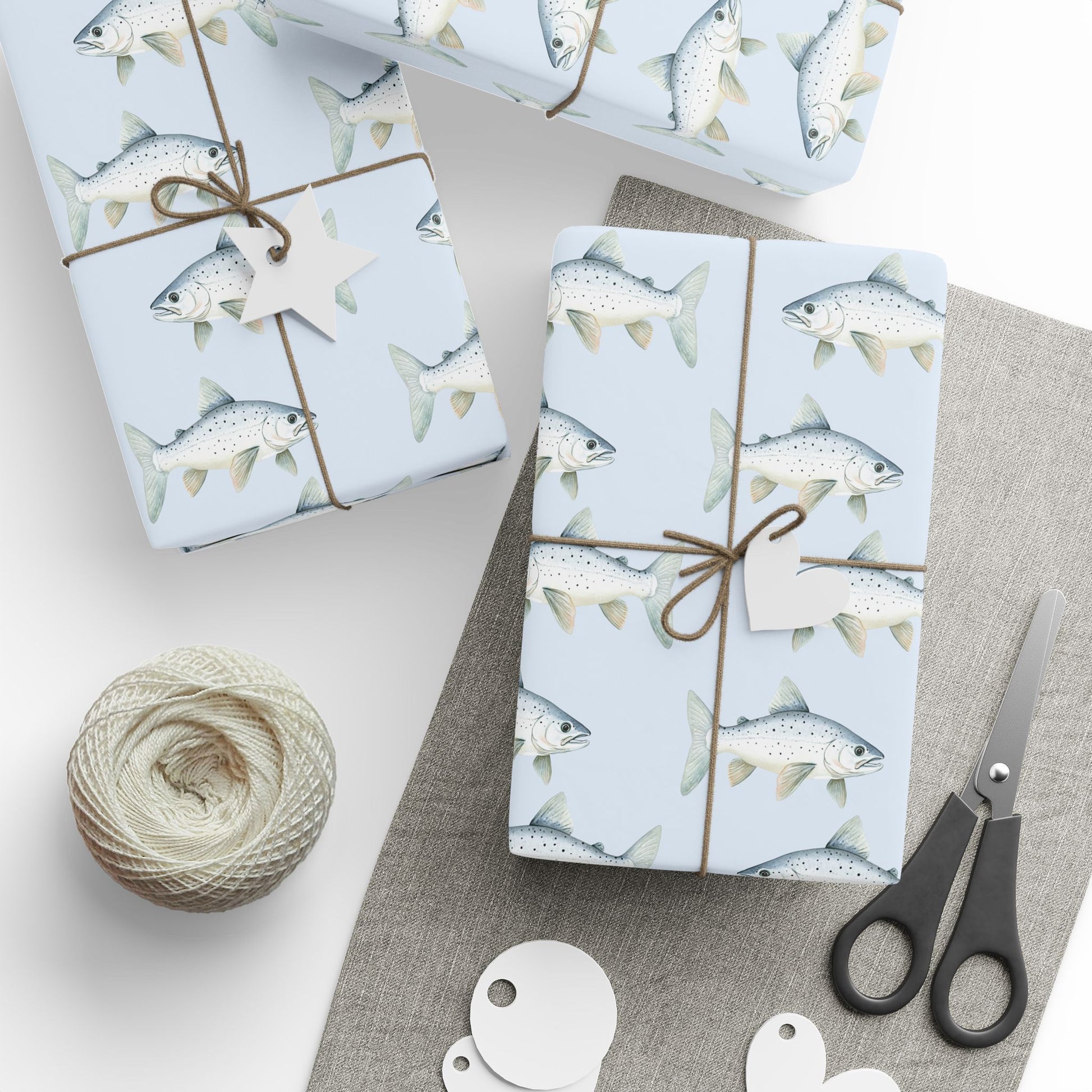 Whimsical Fish Wrapping Paper