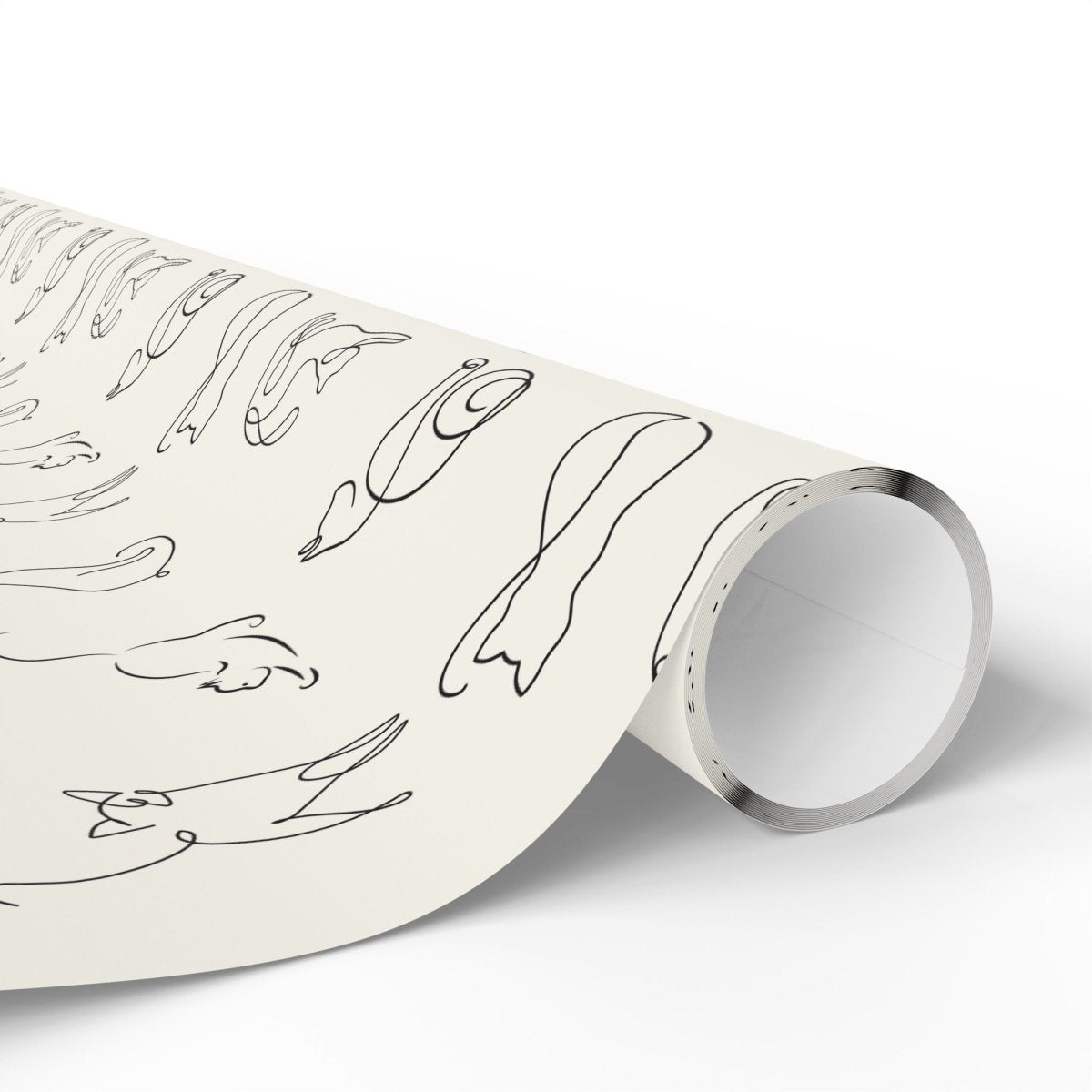 Elegant Minimalist Cat Wrapping Paper