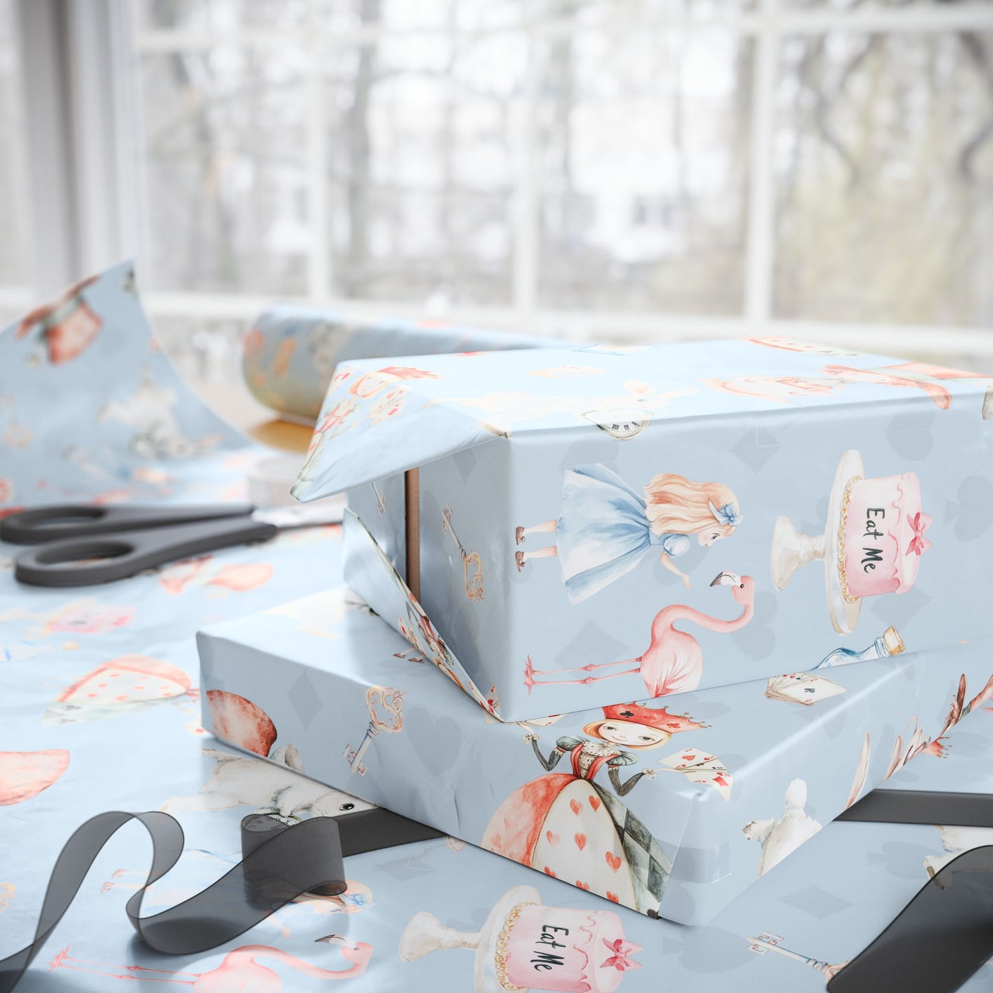 Alice in Wonderland Gift Wrap