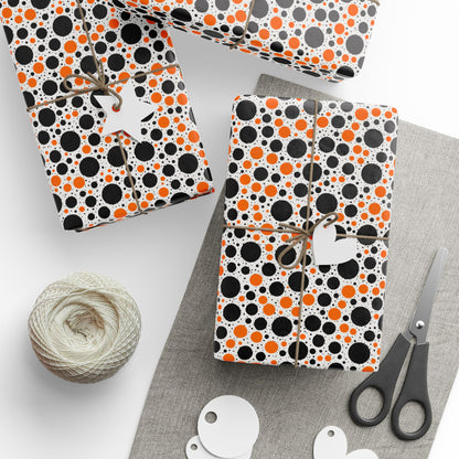 Dot It Like It’s Hot – Halloween Spot Wrapping Paper